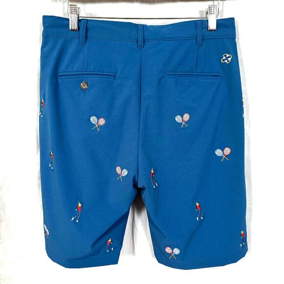 NWT- Castaway Nantucket Embroidered Performance Shorts Golf/Tennis Men 30W x 9L - Picture 8 of 8